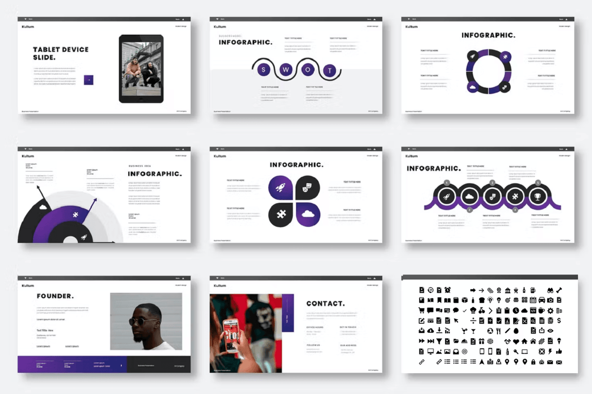 483 Business PowerPoint Template - whaledesign