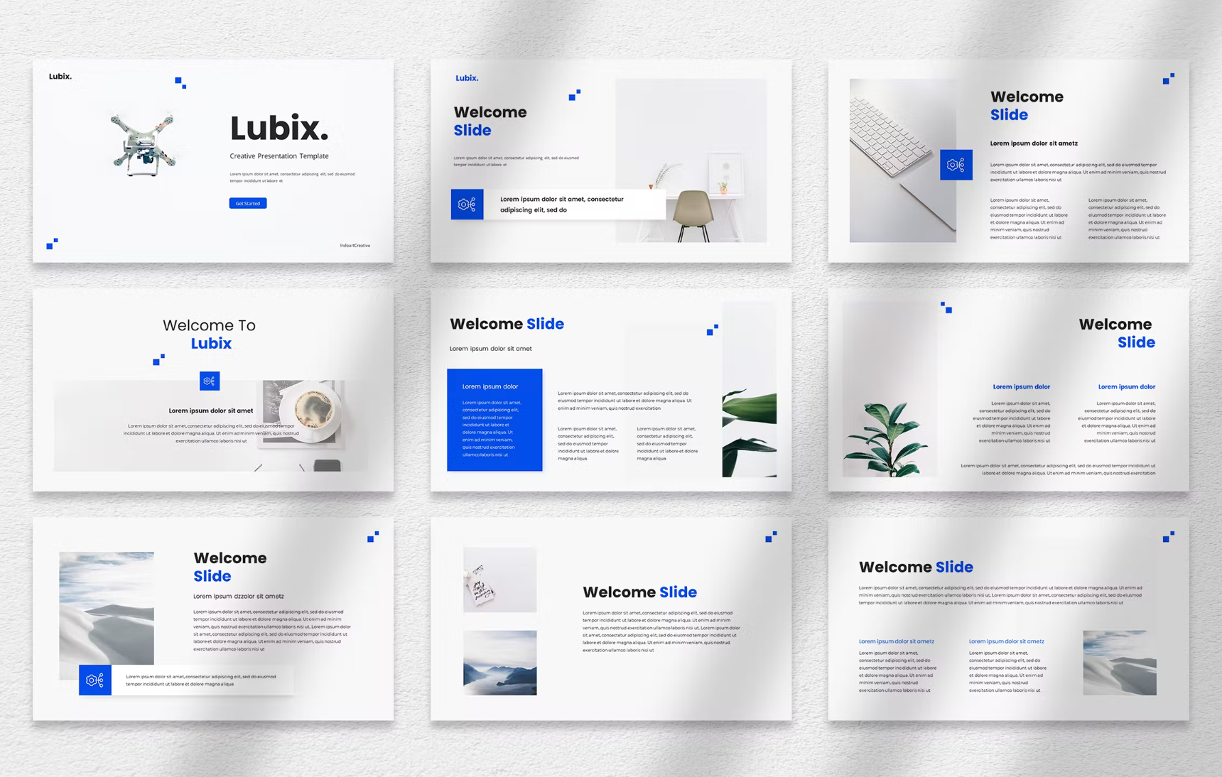 484Lubix Creative Presentation Template - whaledesign