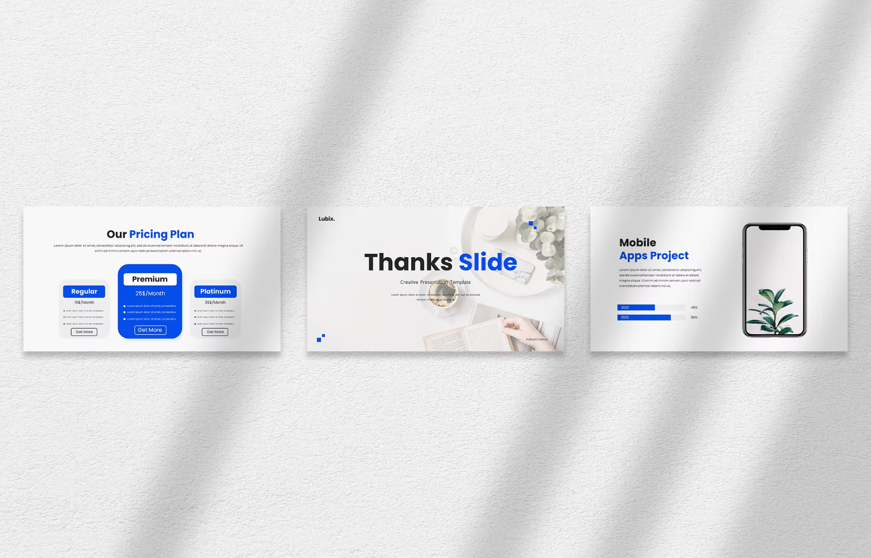 484Lubix Creative Presentation Template - whaledesign