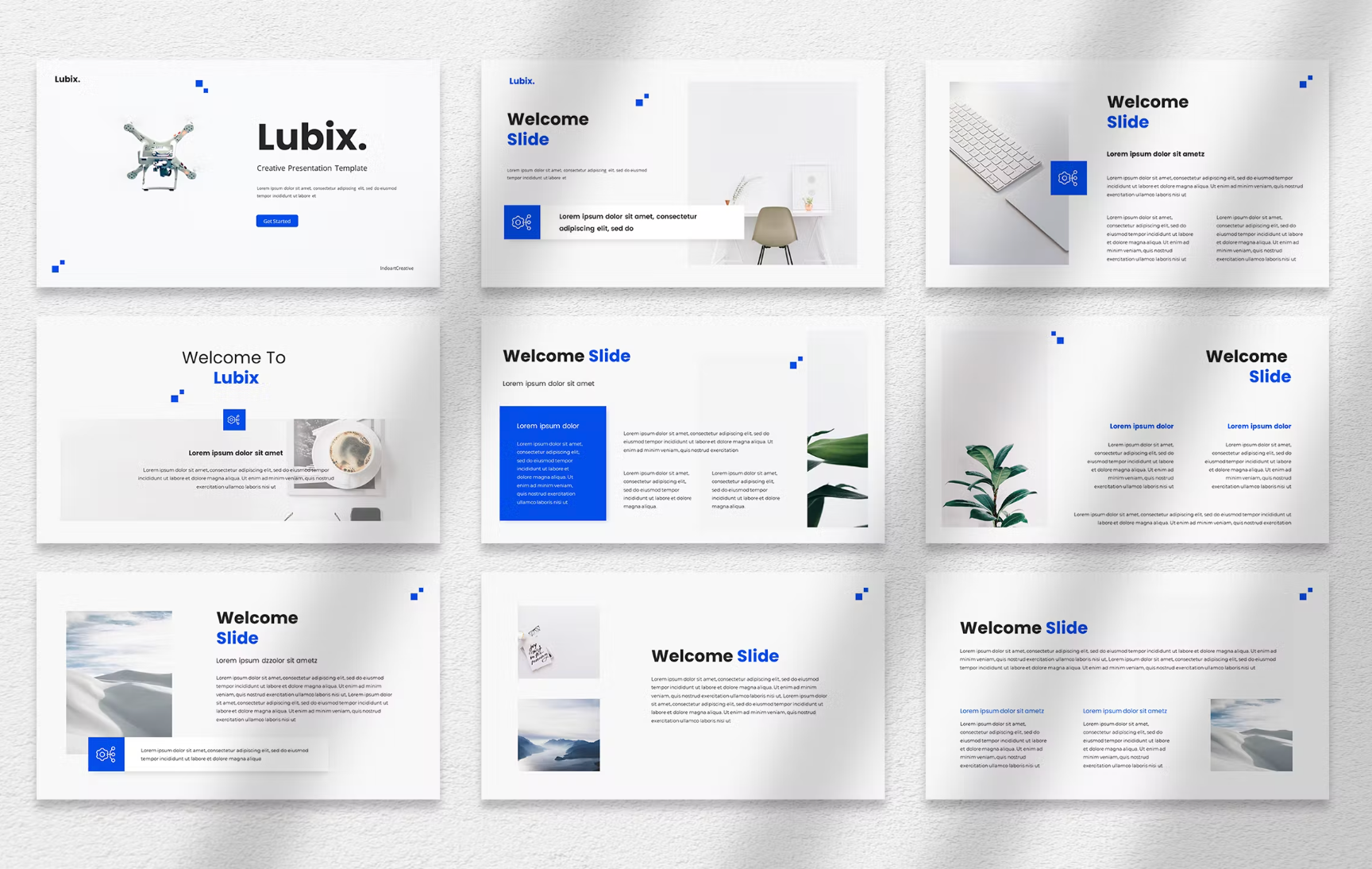 484Lubix Creative Presentation Template - whaledesign