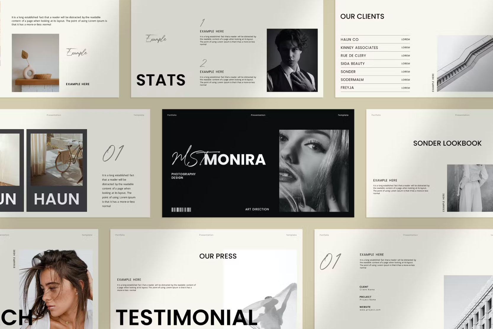 487Portfolio Presentation Template - whaledesign