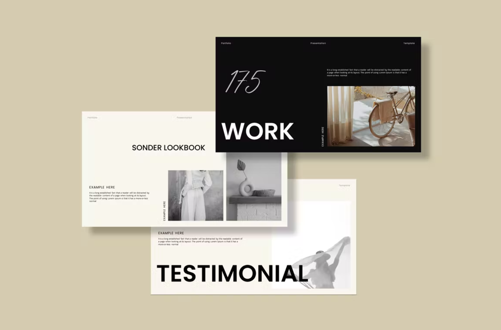 487Portfolio Presentation Template - whaledesign