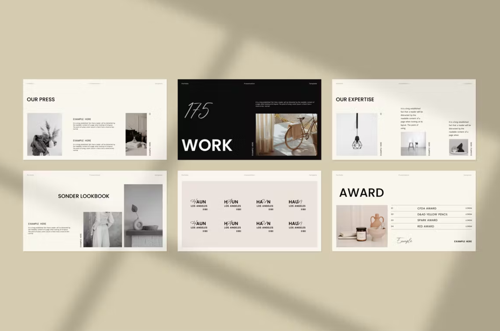 487Portfolio Presentation Template - whaledesign