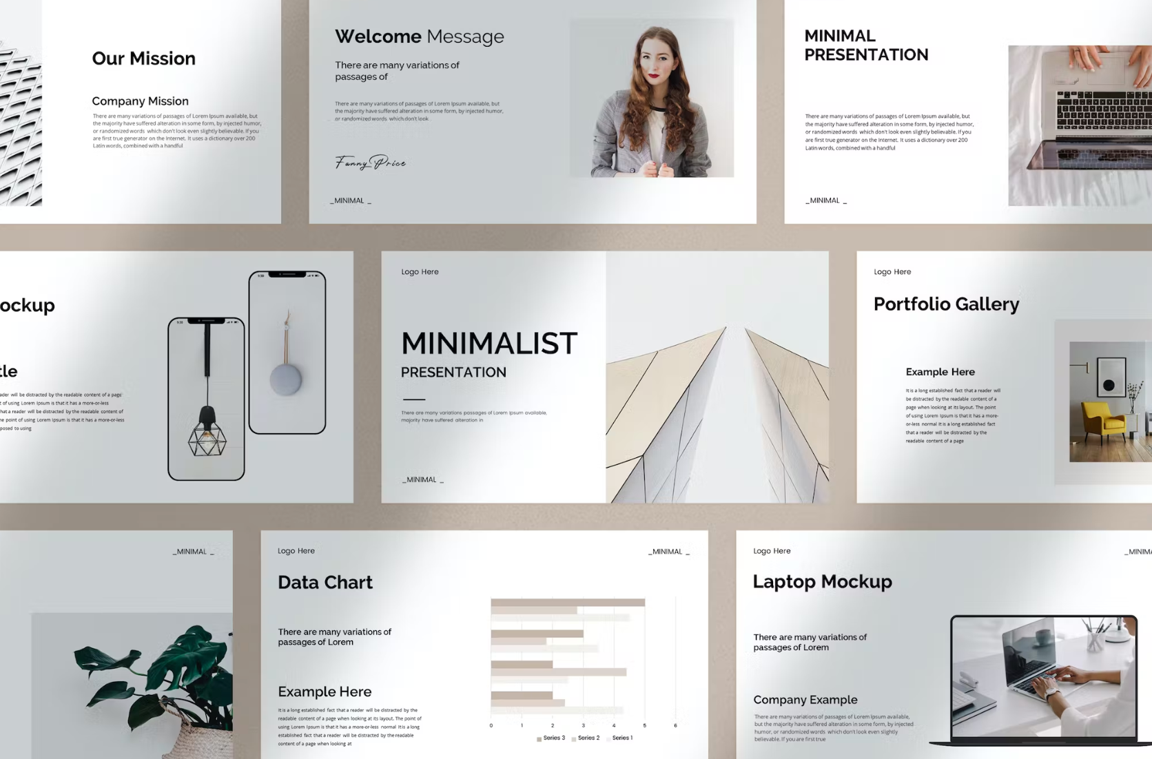 488Minimal Presentation Template - whaledesign