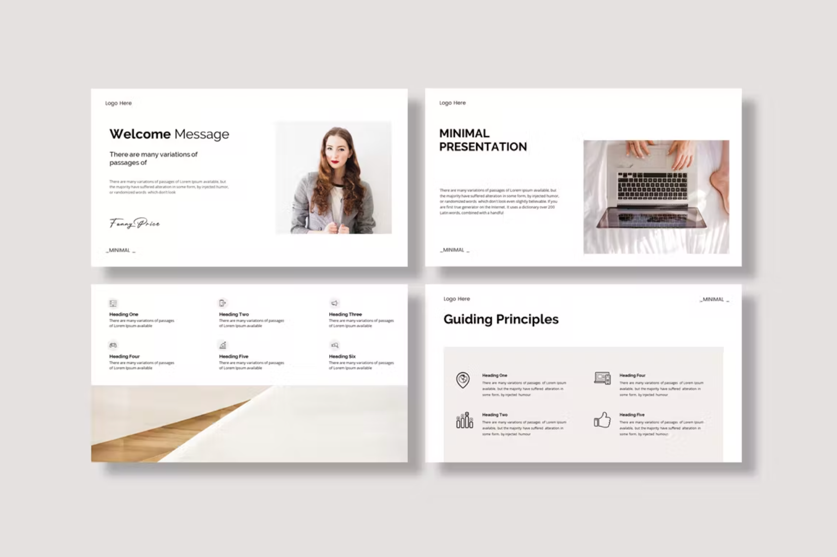 488Minimal Presentation Template - whaledesign