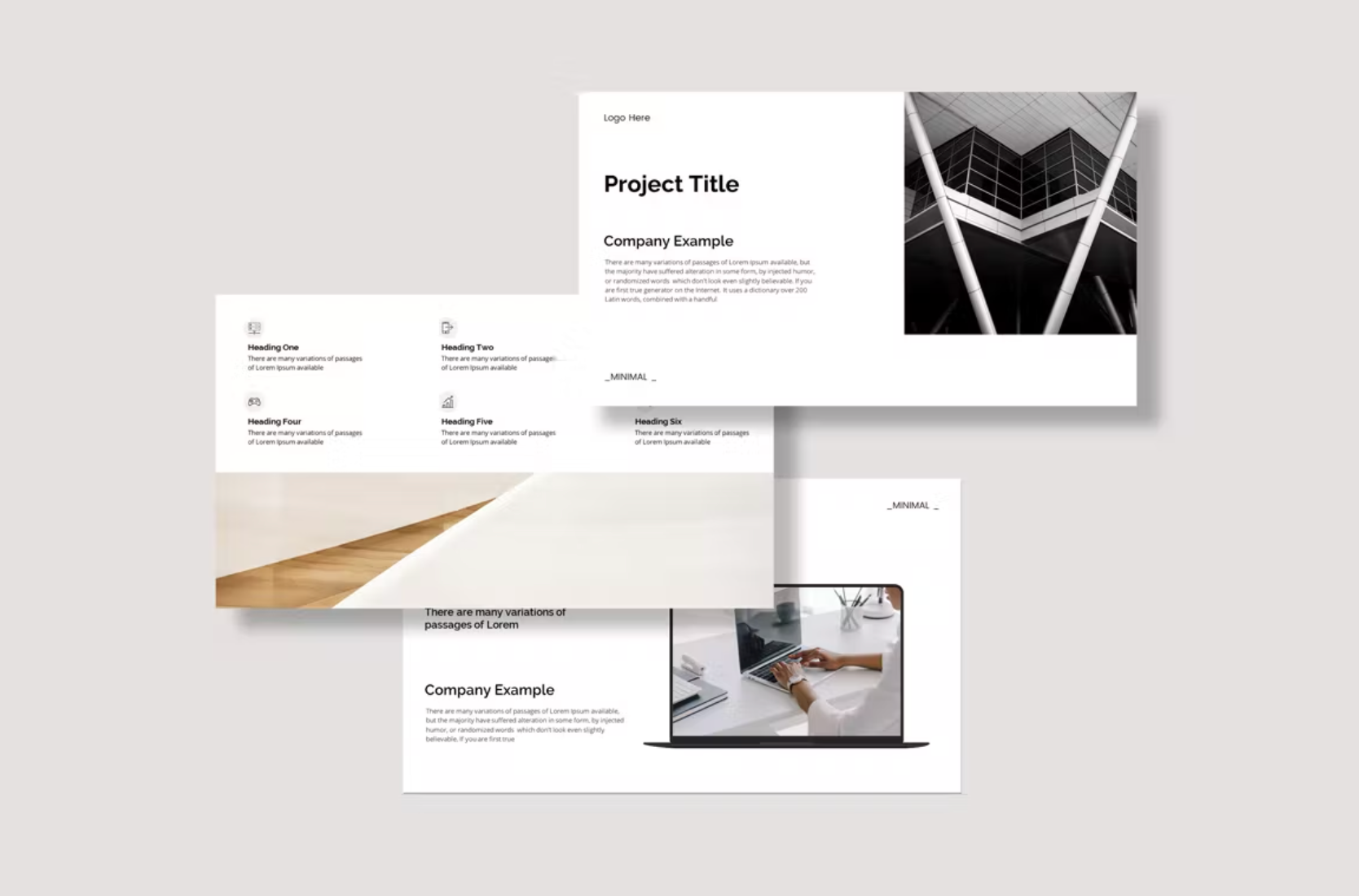 488Minimal Presentation Template - whaledesign