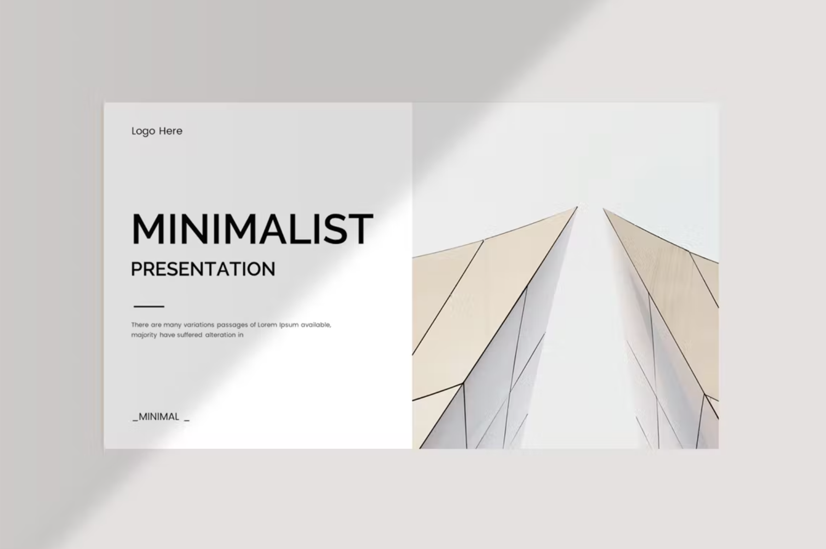 488Minimal Presentation Template - whaledesign