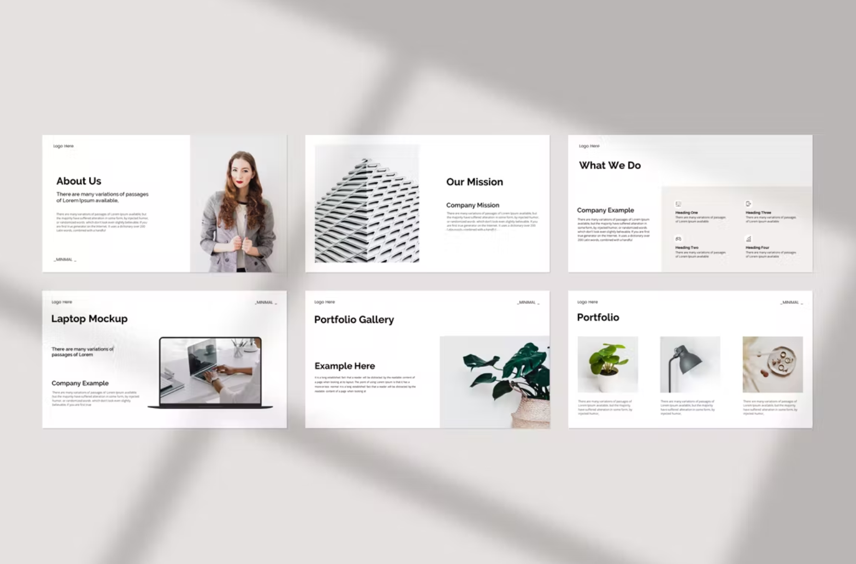 488Minimal Presentation Template - whaledesign