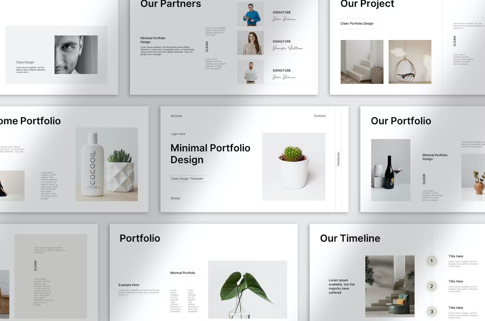 490Portfolio Presentation Template - whaledesign