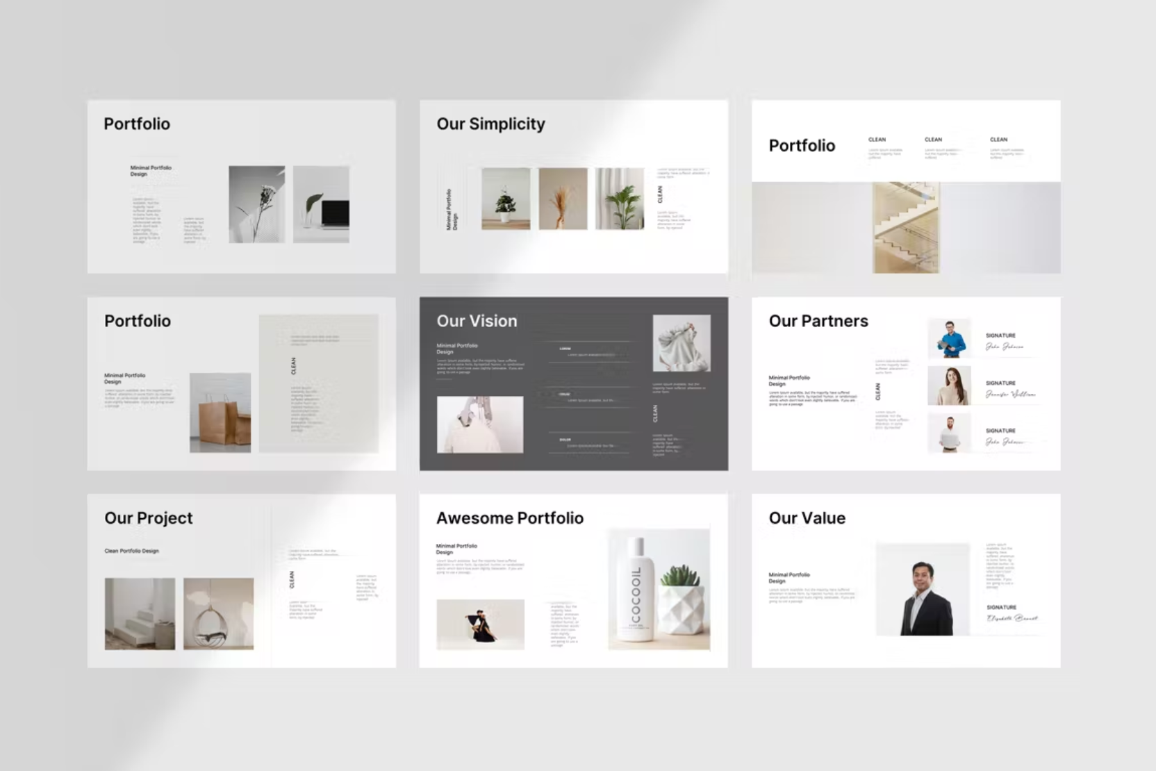 490Portfolio Presentation Template - whaledesign