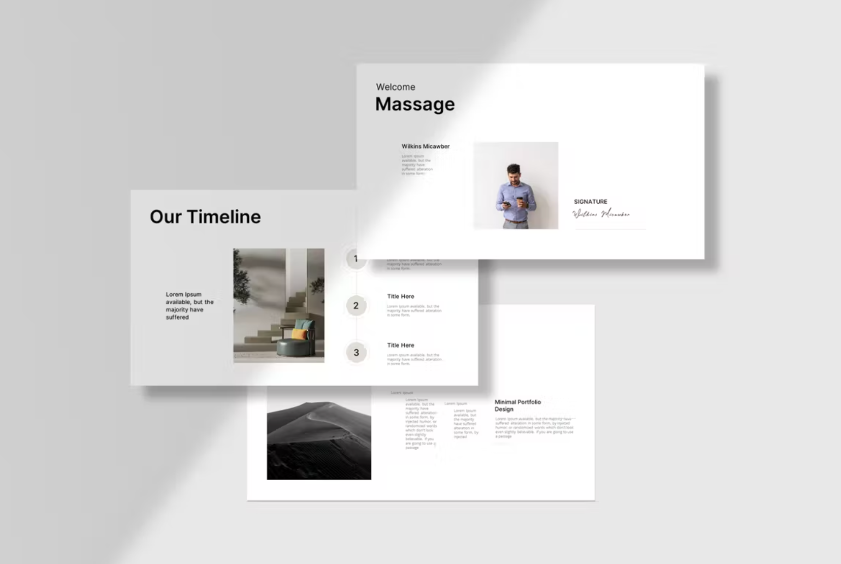 490Portfolio Presentation Template - whaledesign