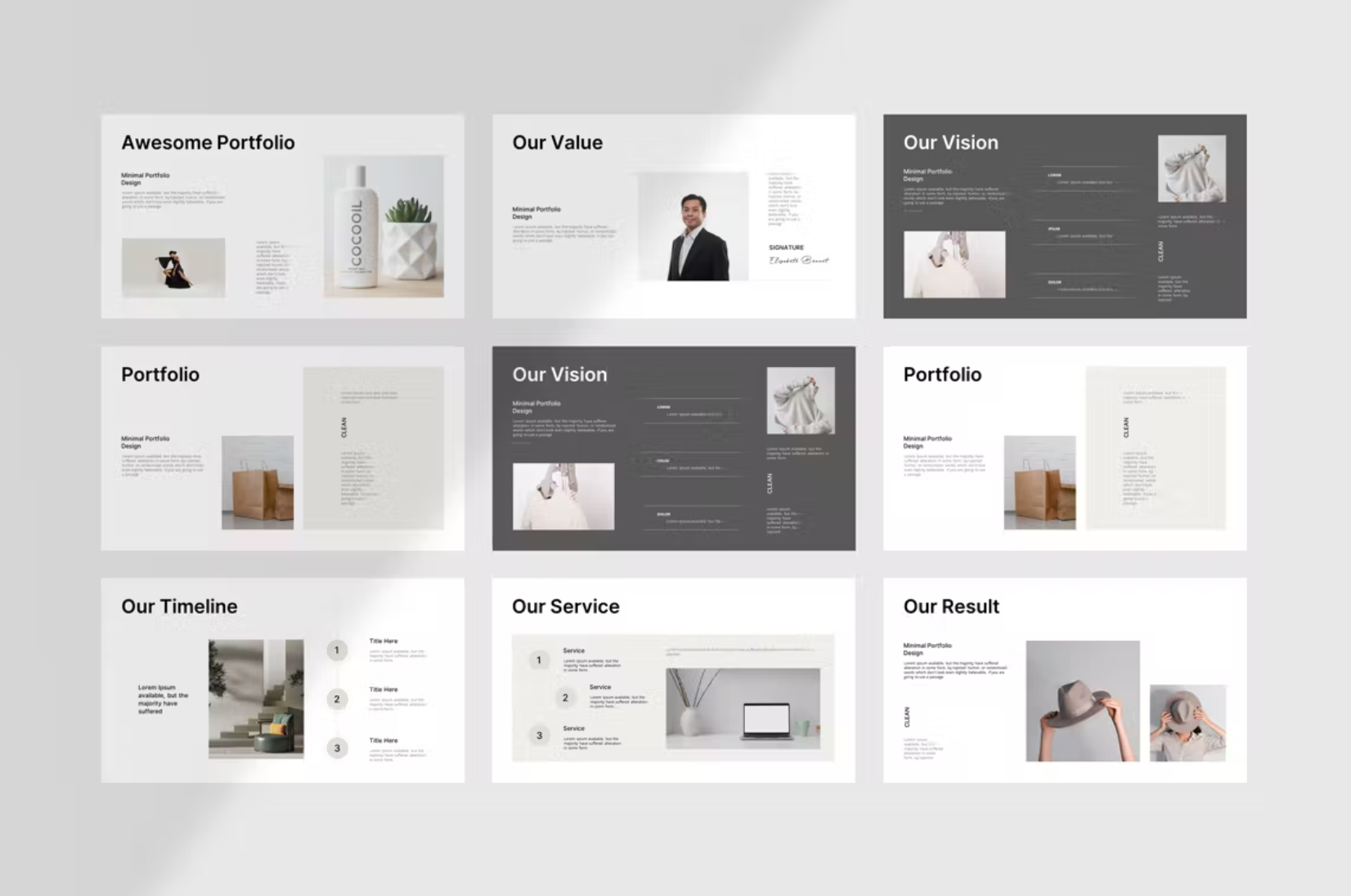 490Portfolio Presentation Template - whaledesign