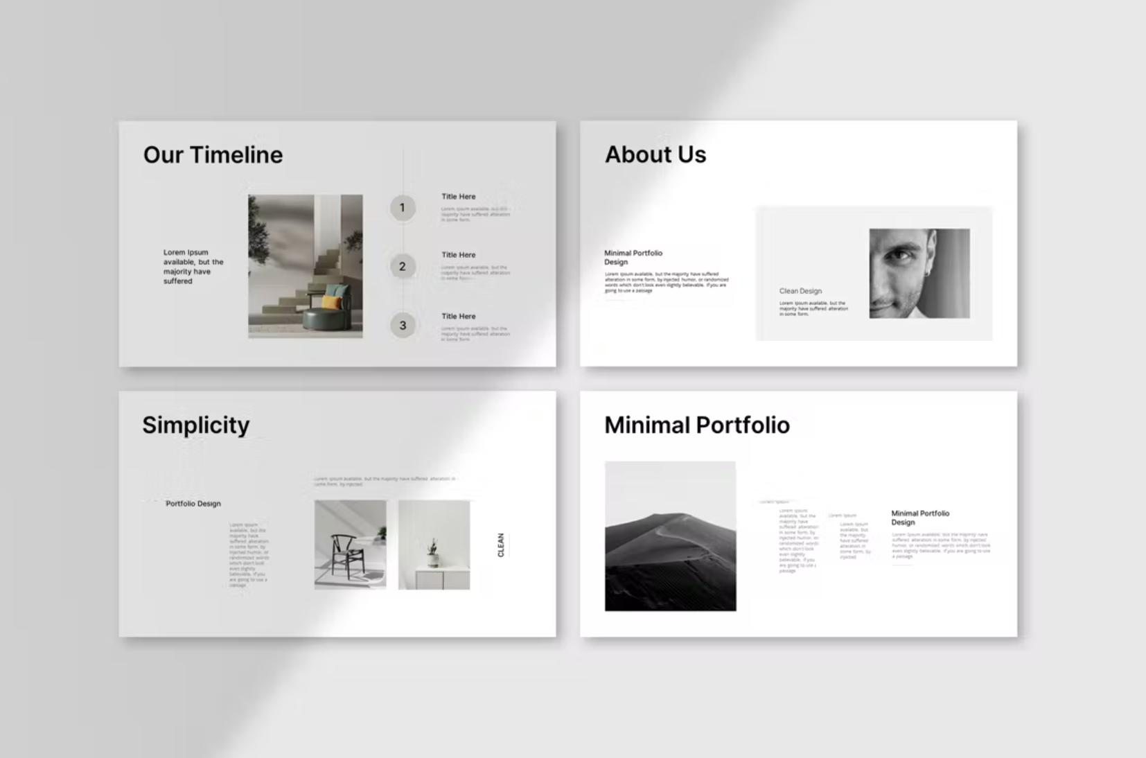 490Portfolio Presentation Template - whaledesign