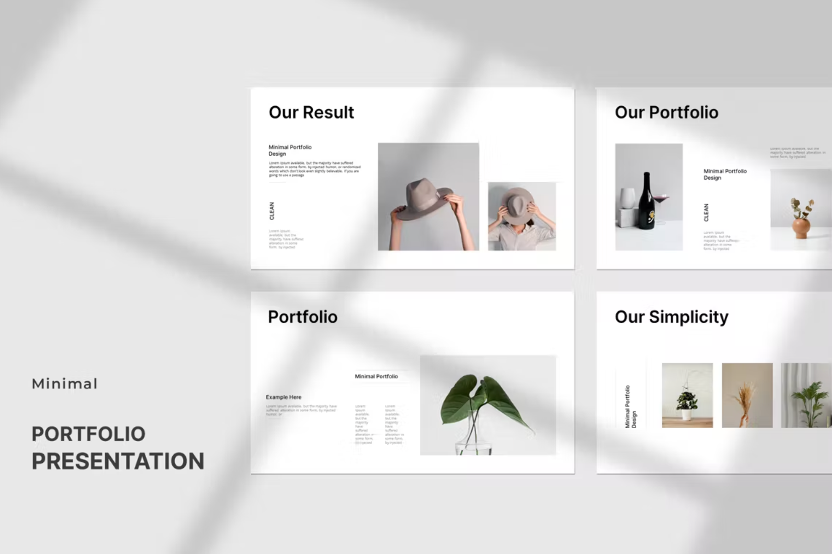 490Portfolio Presentation Template - whaledesign