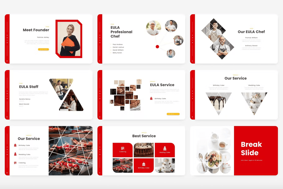 457Eula – Food and Restaurant PowerPoint Template - whaledesign