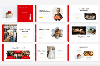 457Eula – Food and Restaurant PowerPoint Template - whaledesign