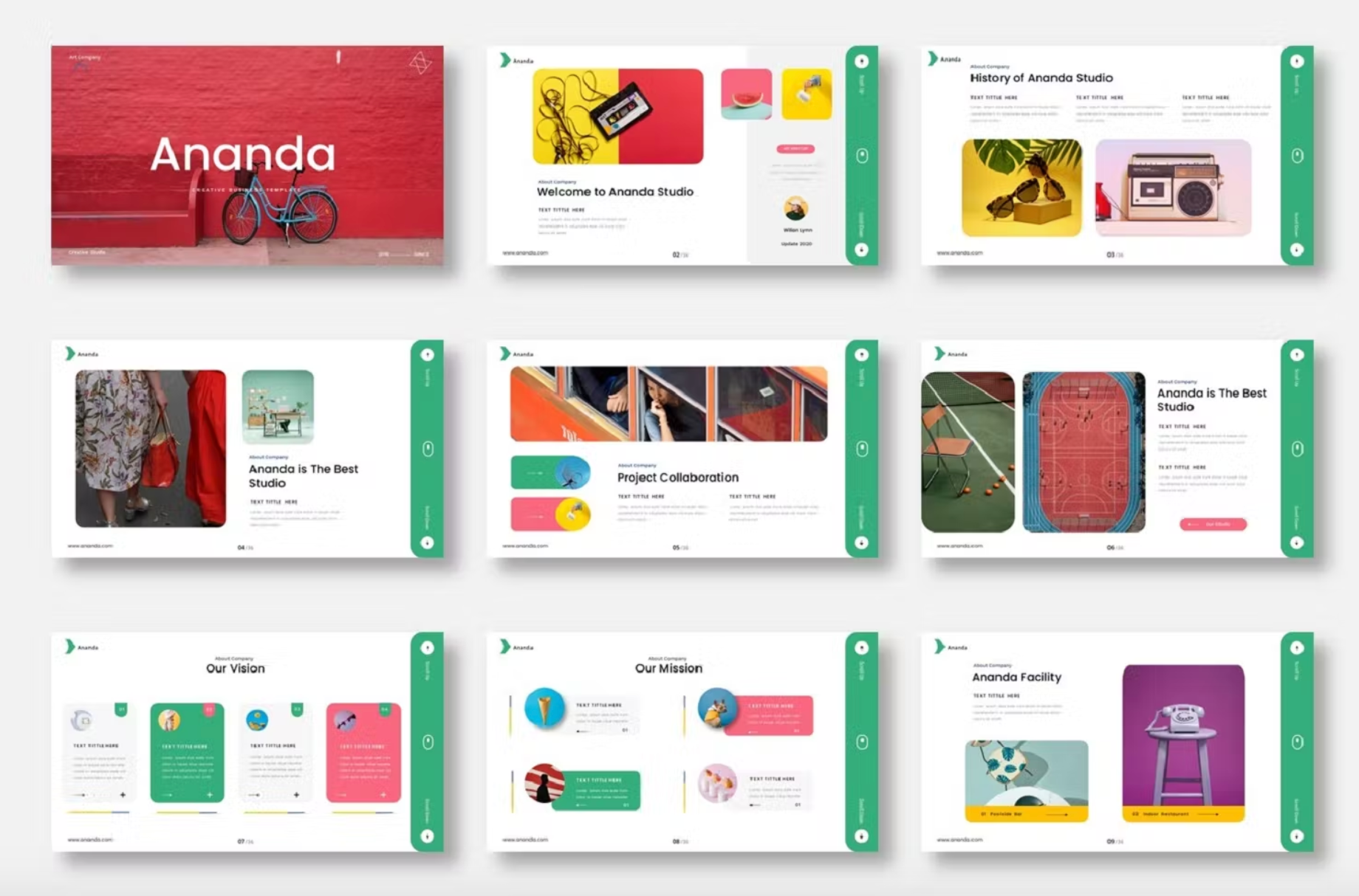 458Ananda – Business PowerPoint Template - whaledesign