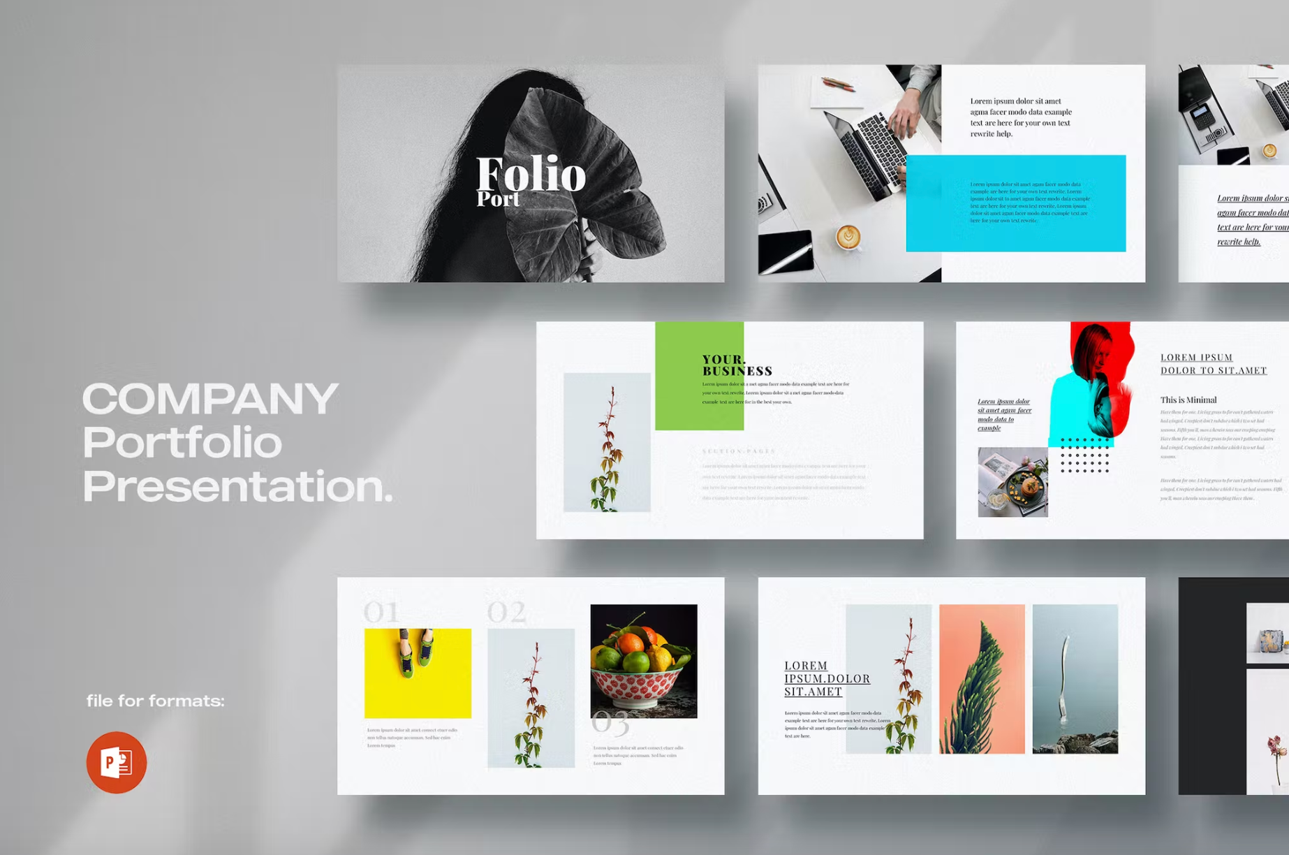 460Minimal Portfolio Template - whaledesign