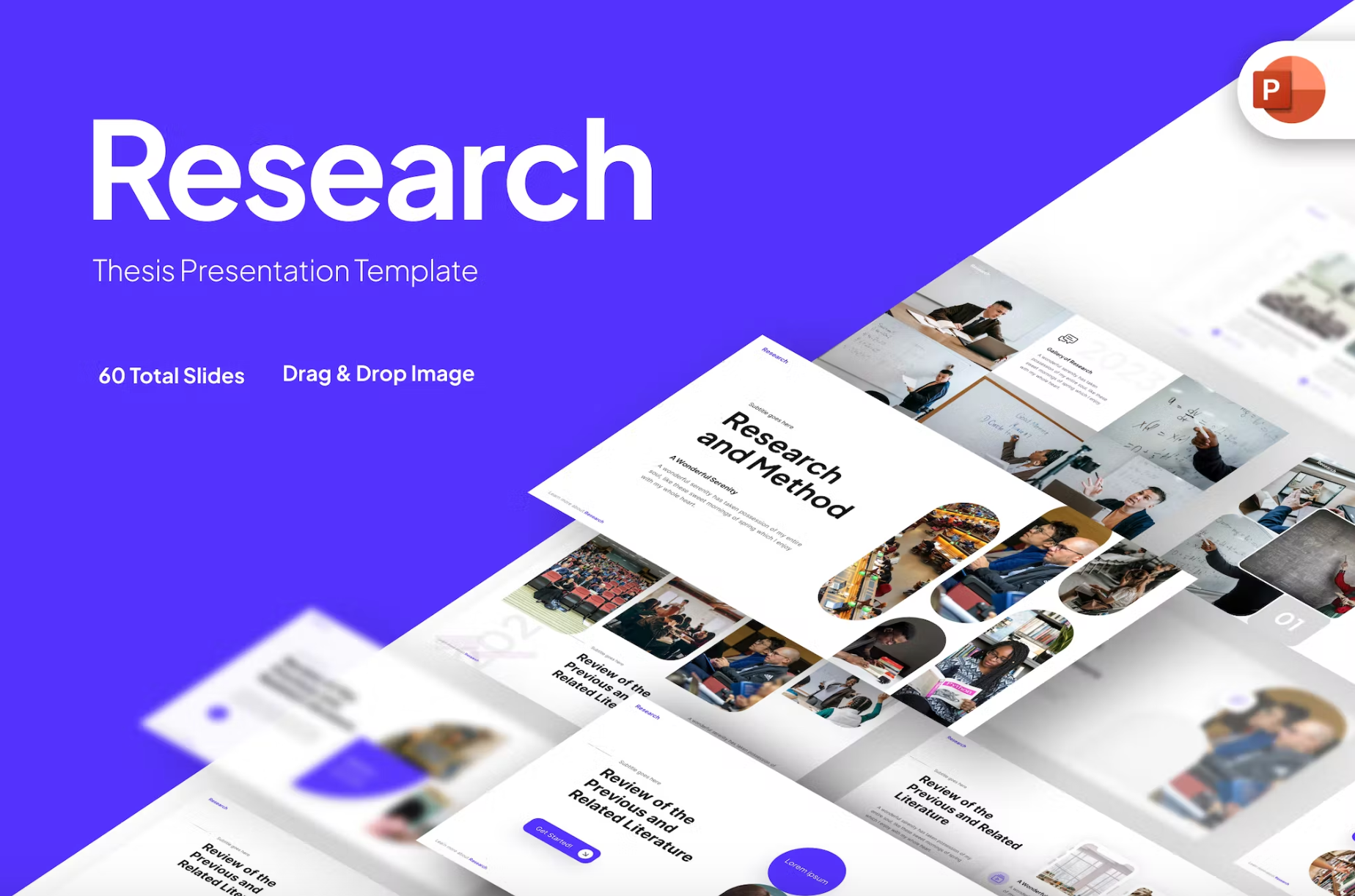 461Research Thesis Professional PowerPoint Template - whaledesign