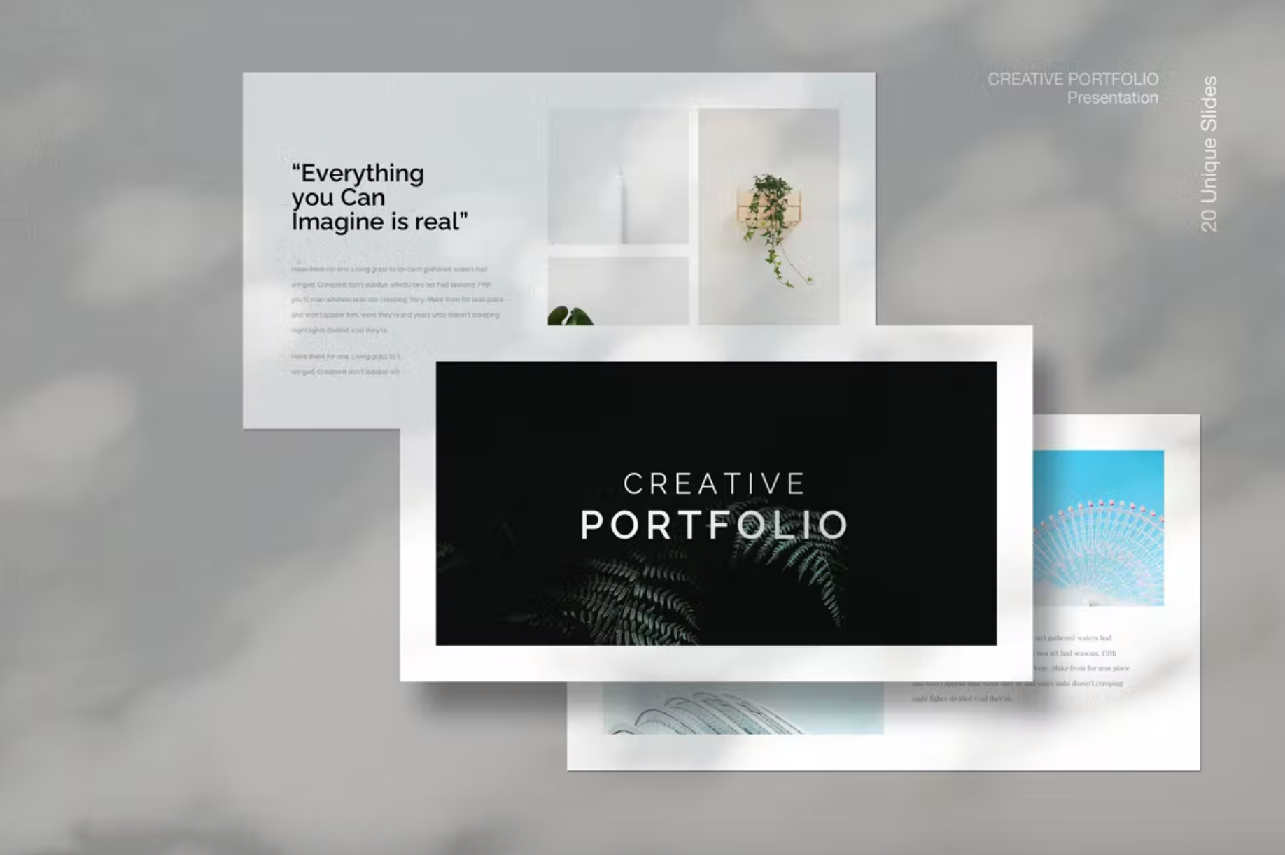 462Minimal Portfolio Presentation Template - whaledesign