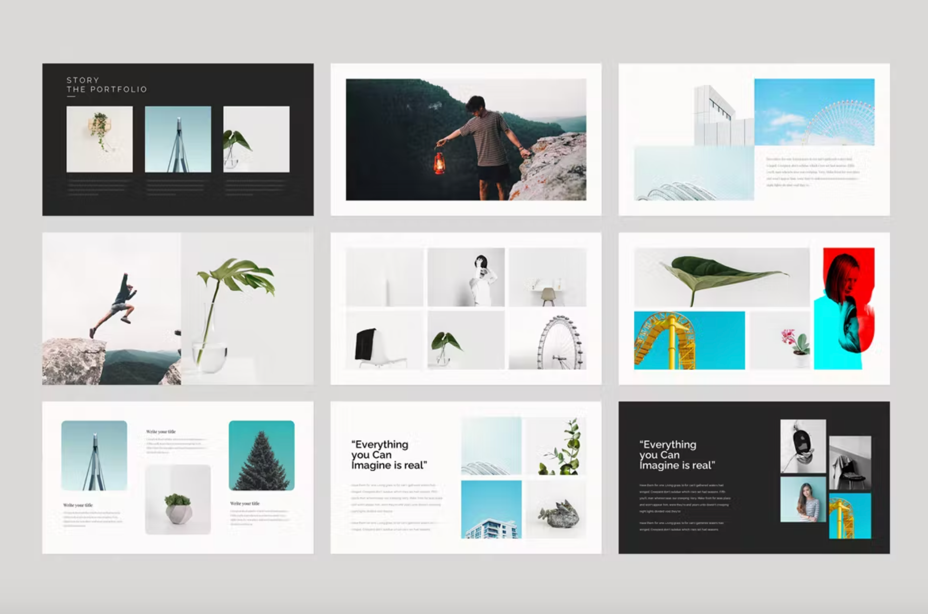 462Minimal Portfolio Presentation Template - whaledesign