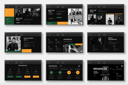 463Business PowerPoint Template - whaledesign