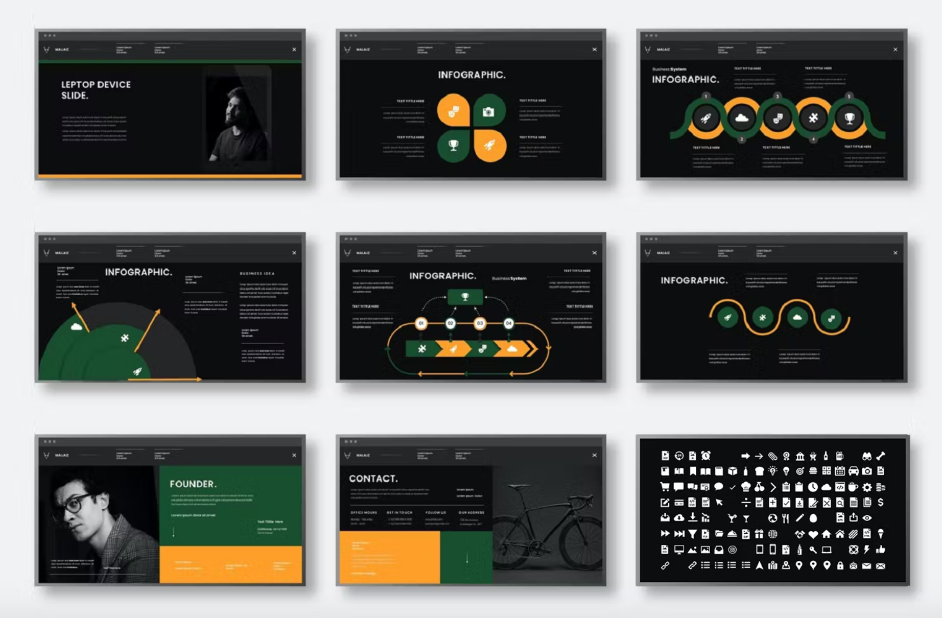 463Business PowerPoint Template - whaledesign