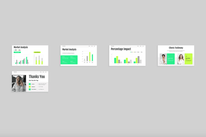 495White Green Lime Company Profile Presentation - whaledesign