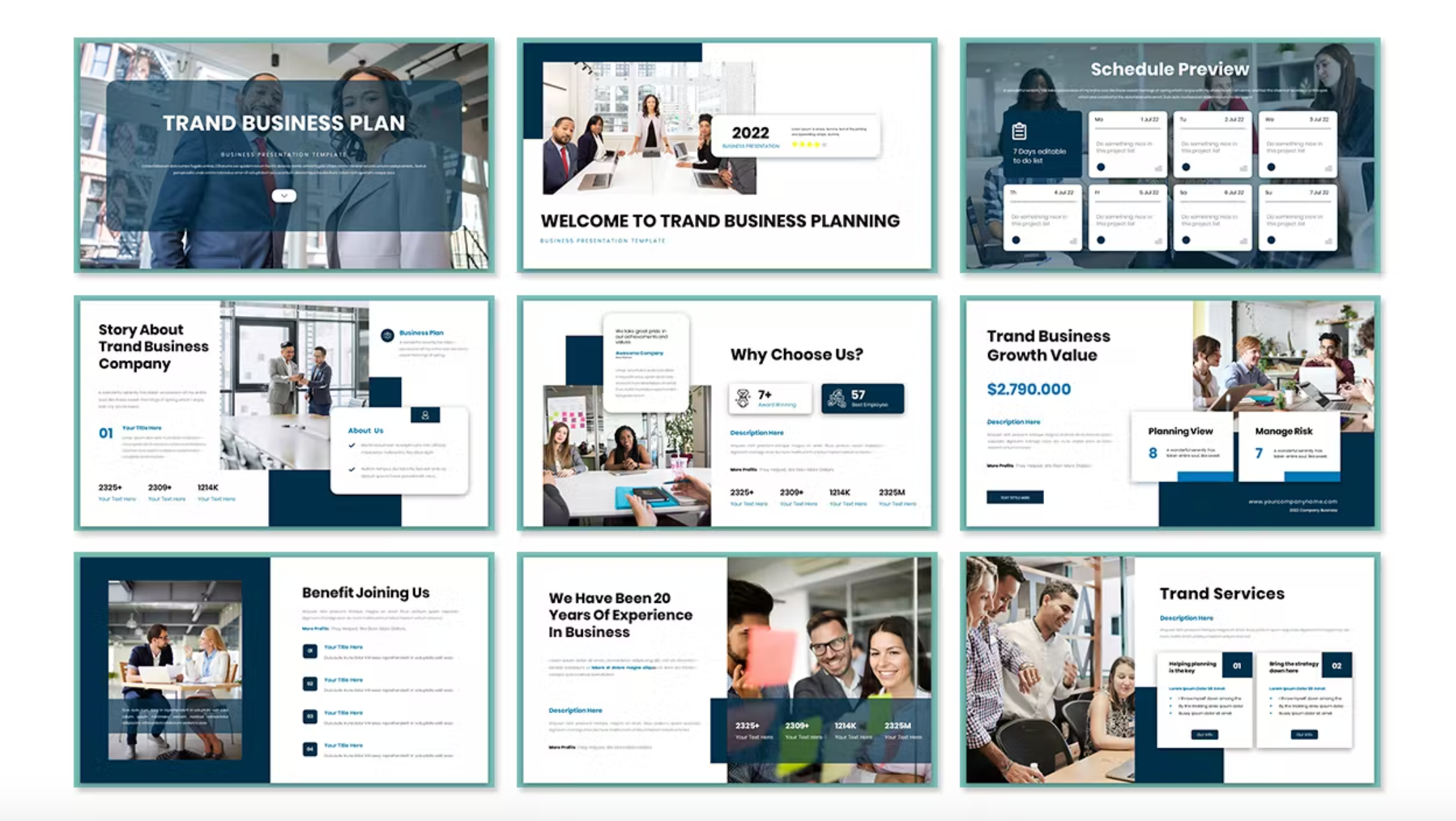 498Business Presentation PowerPoint Template - whaledesign