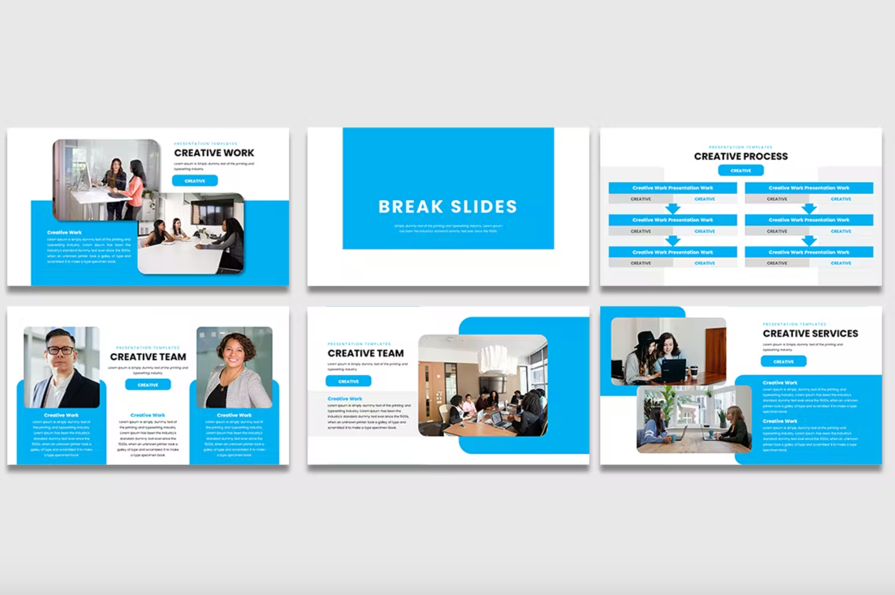 499Creative Work Persentation Power Point Template - whaledesign