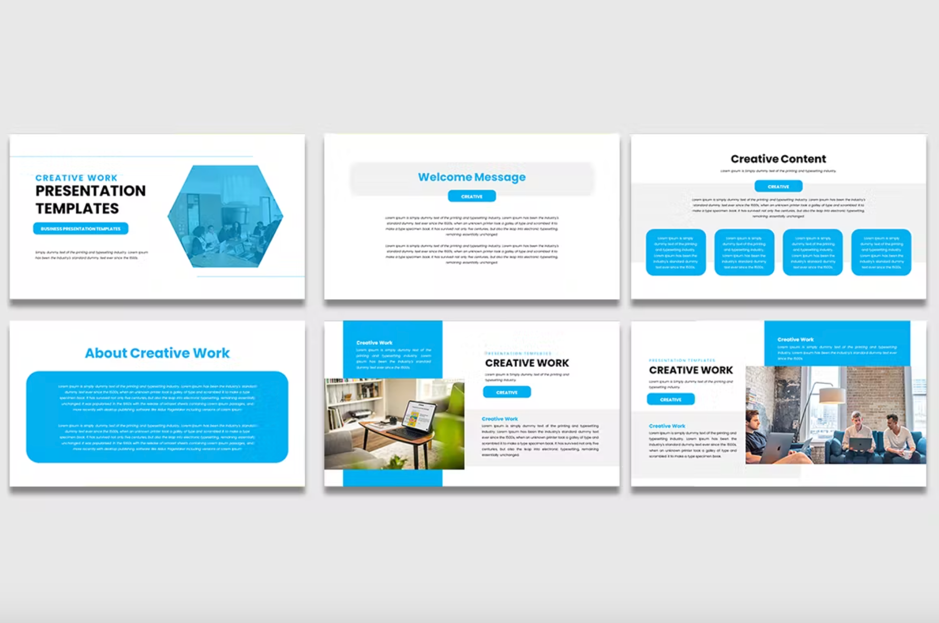 499Creative Work Persentation Power Point Template - whaledesign