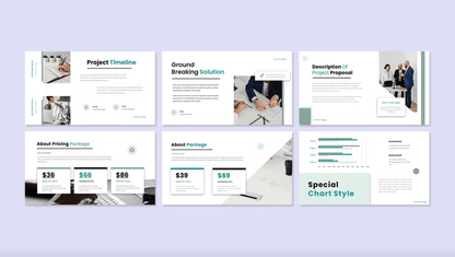 500Project Proposal Business Presentation PowerPoint - whaledesign