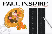 504 Fall Inspire Procreate Stamp - whaledesign