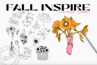504 Fall Inspire Procreate Stamp - whaledesign
