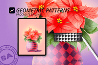 506 Geometric Patterns for Procreate - whaledesign