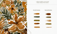 508 Realistic Gouache Procreate Brushes - whaledesign