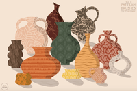 510 Pattern Brushes for Procreate Vol 1 - whaledesign