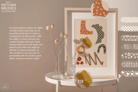 510 Pattern Brushes for Procreate Vol 1 - whaledesign