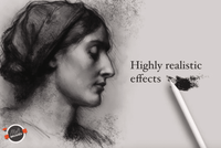 514 Charcoal Studio Procreate Brushes - whaledesign