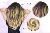 540 10 Hair Brushes Procreate - whaledesign