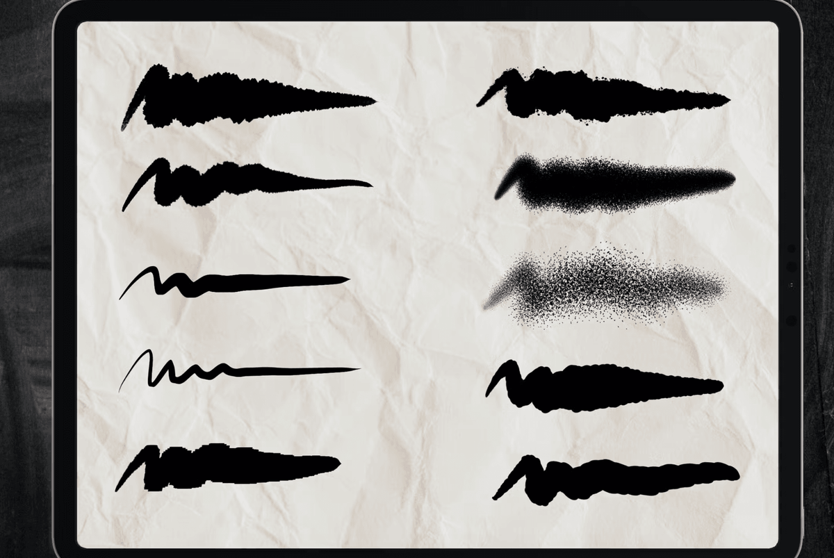 551 design Inking Illustration Brush Procreate - whaledesign
