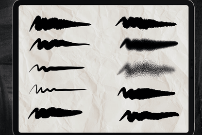 551 design Inking Illustration Brush Procreate - whaledesign