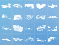 554 Stamp Clouds Procreate Brushes Vol.1 - whaledesign