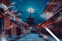 561 Snow Procreate Brushes - whaledesign