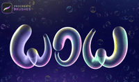 563 Bubbles Procreate Brushes - whaledesign
