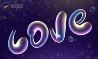 563 Bubbles Procreate Brushes - whaledesign