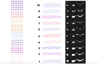 544 Geometrical Pattern Brushes - whaledesign