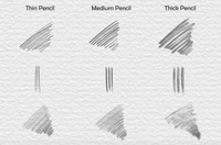 567 Procreate Sketch Pencil Brushes - whaledesign