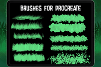 571 Nature Background Brush Prtocreate - whaledesign