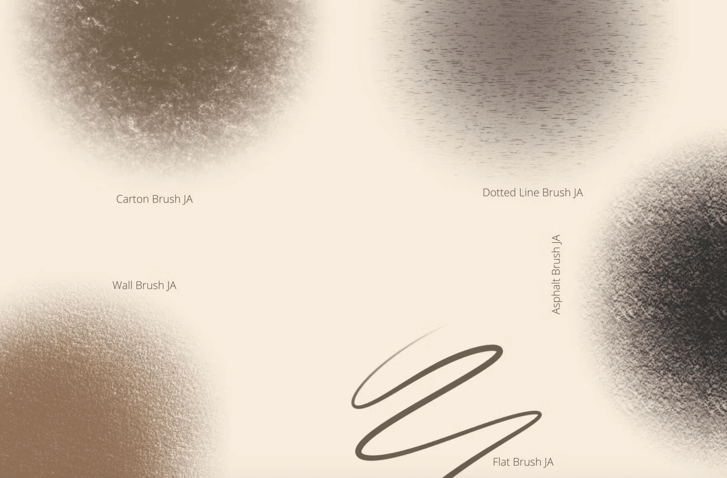 578 Texture brushes for Procreate - whaledesign